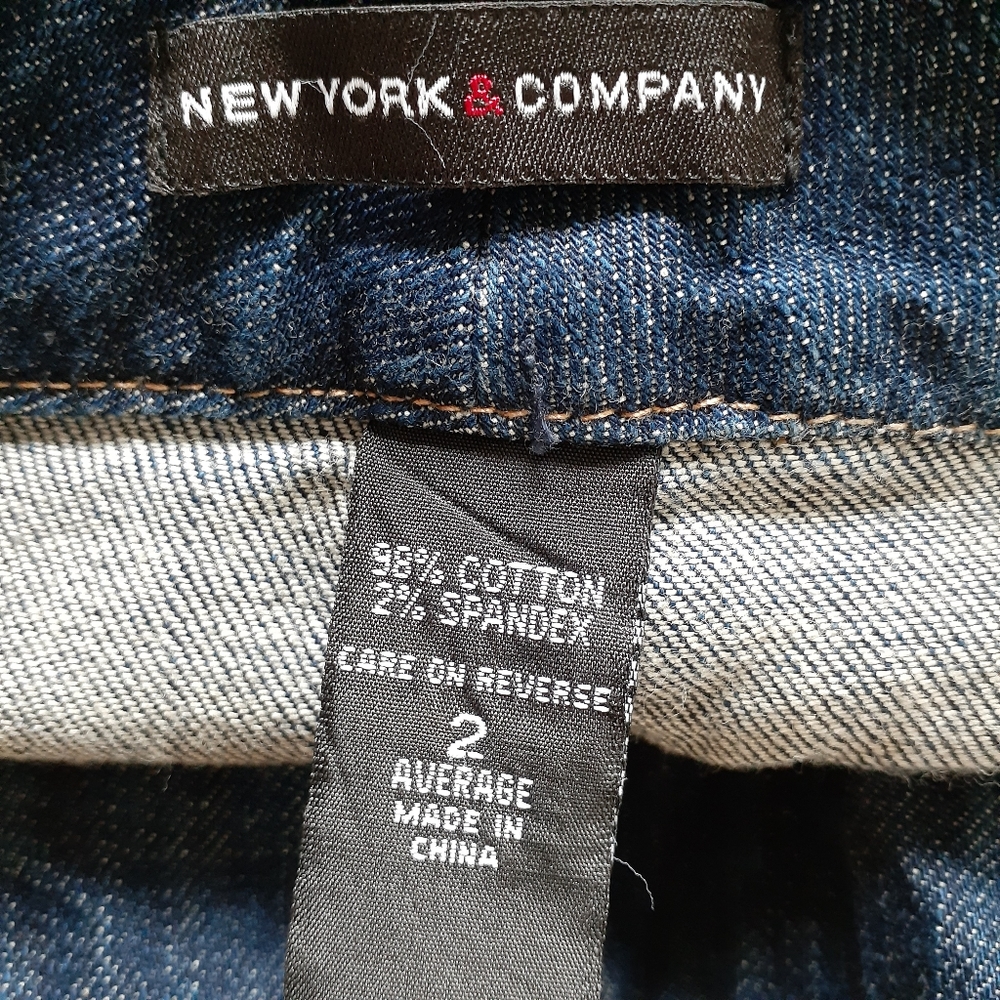 (NWT) NY&C Denim Blue Low Rise Bootcut Jea… - Picture 6 of 7